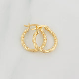 Candongas Kari 0.85 g / 1/2 in Oro Amarillo 18K