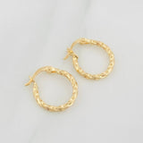 Candongas Kari 0.85 g / 1/2 in Oro Amarillo 18K