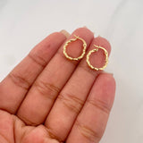 Candongas Kari 0.85 g / 1/2 in Oro Amarillo 18K