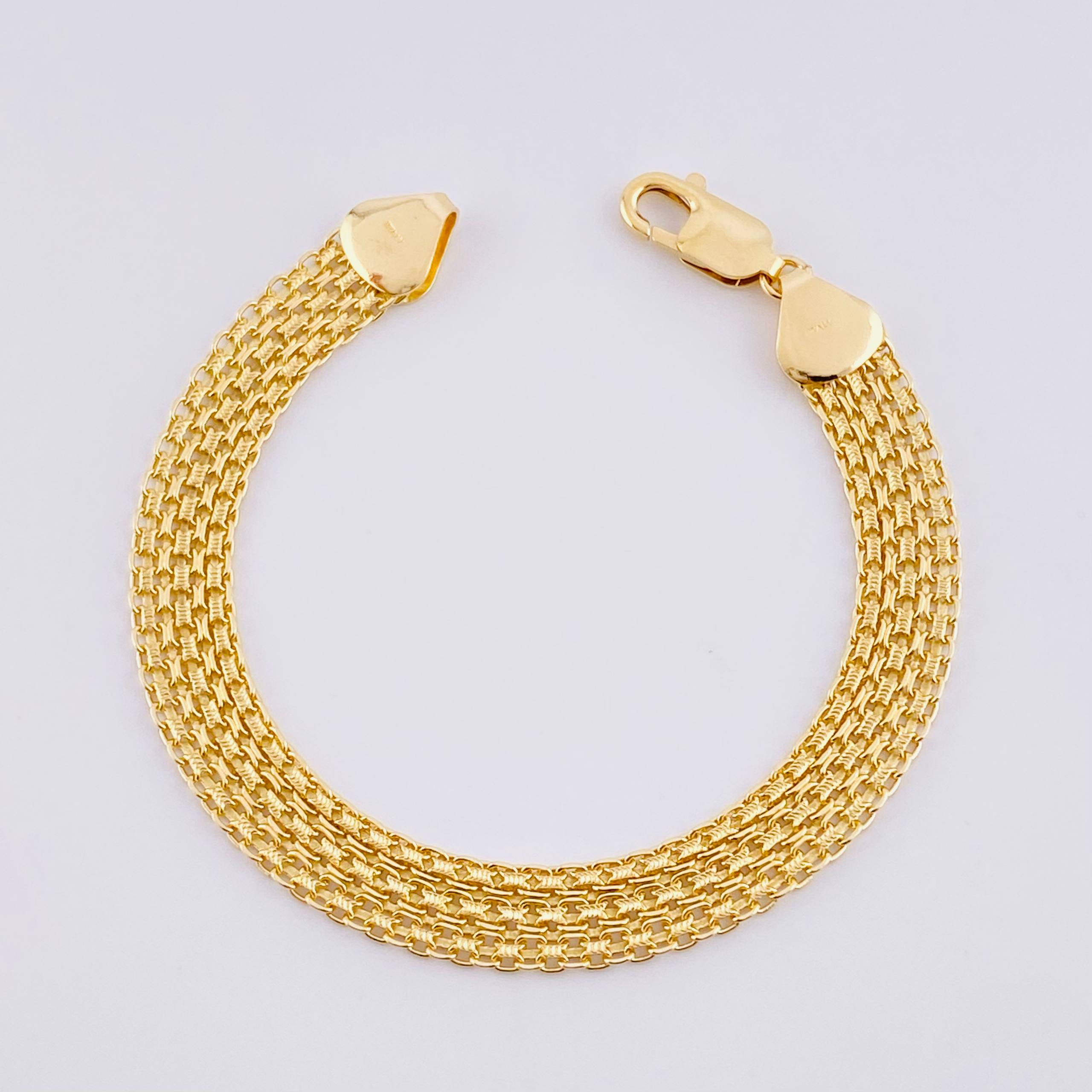 Bismark Bracelet 13.5g / 8 in / 8.9mm Yellow Gold 18K