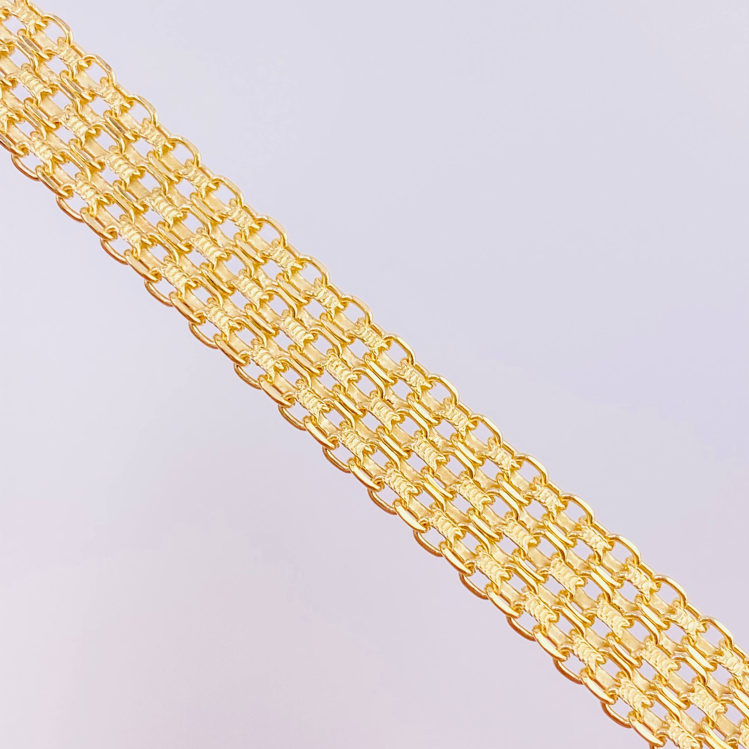 Bismark Bracelet 13.5g / 8 in / 8.9mm Yellow Gold 18K