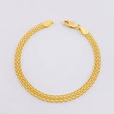 Pulso Chino 5.35g / 7 1/4 in / 4.75mm Oro Amarillo 18K