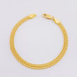 Pulso Chino 5.35g / 7 in / 4.7mm Oro Amarillo 18K