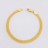 Pulso Chino 5.35g / 7 in / 4.65mm Oro Amarillo 18K