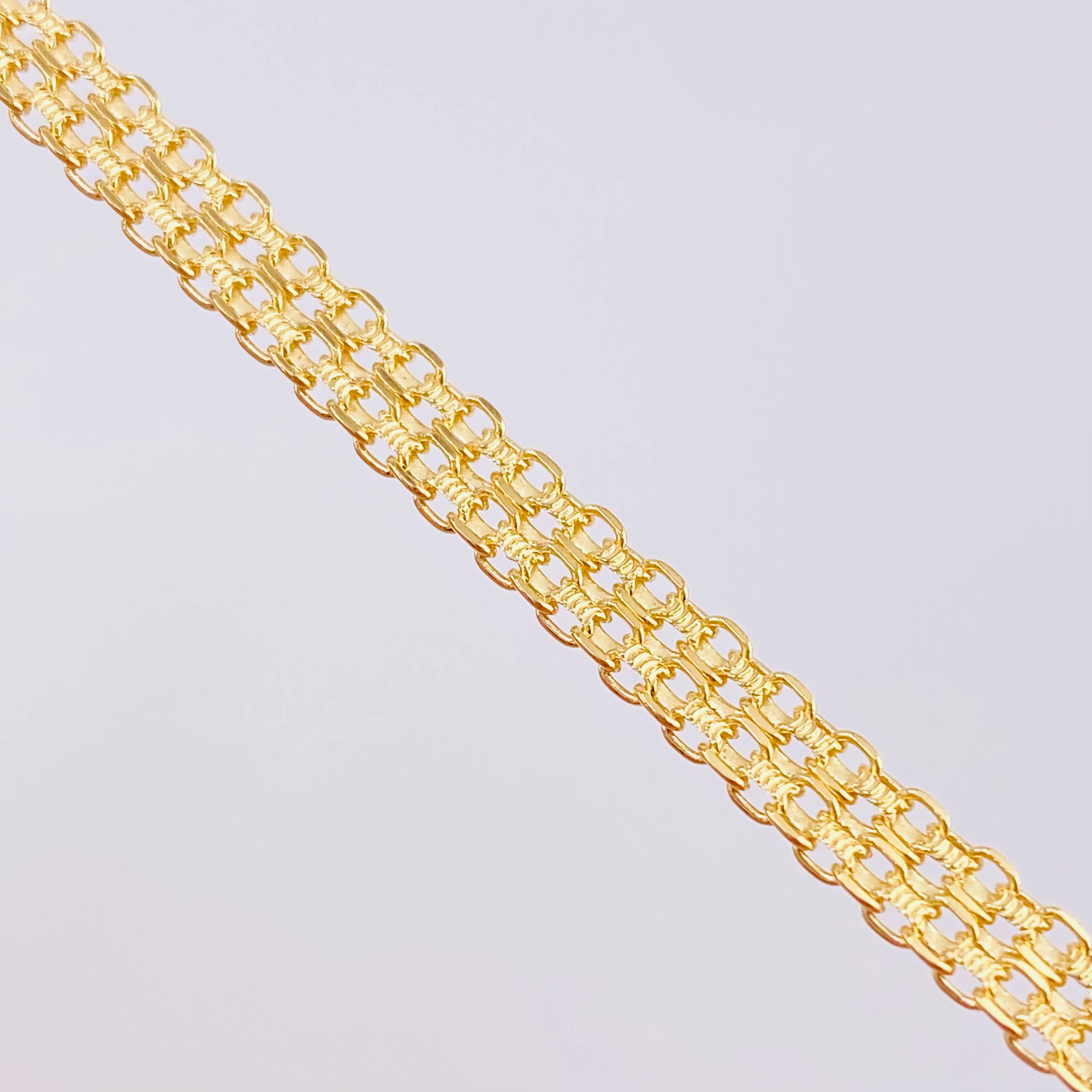 Bismark Bracelet 5.35g / 7 1/4 in / 4.7mm Yellow Gold 18K