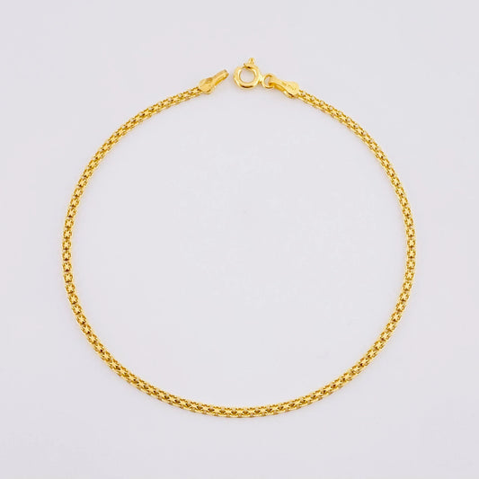 Pulso Chino 2g / 7 1/2 in / 2.05mm Oro Amarillo 18K