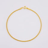 Pulso Chino 2g / 7 1/2 in / 2.05mm Oro Amarillo 18K