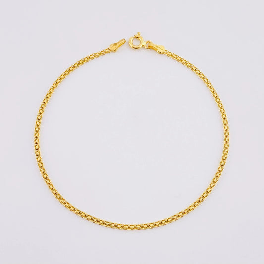 Pulso Chino 2g / 7 1/2 in / 1.95mm Oro Amarillo 18K