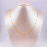 Cadena China 3g / 20 in / 2.2mm Oro Amarillo 18K