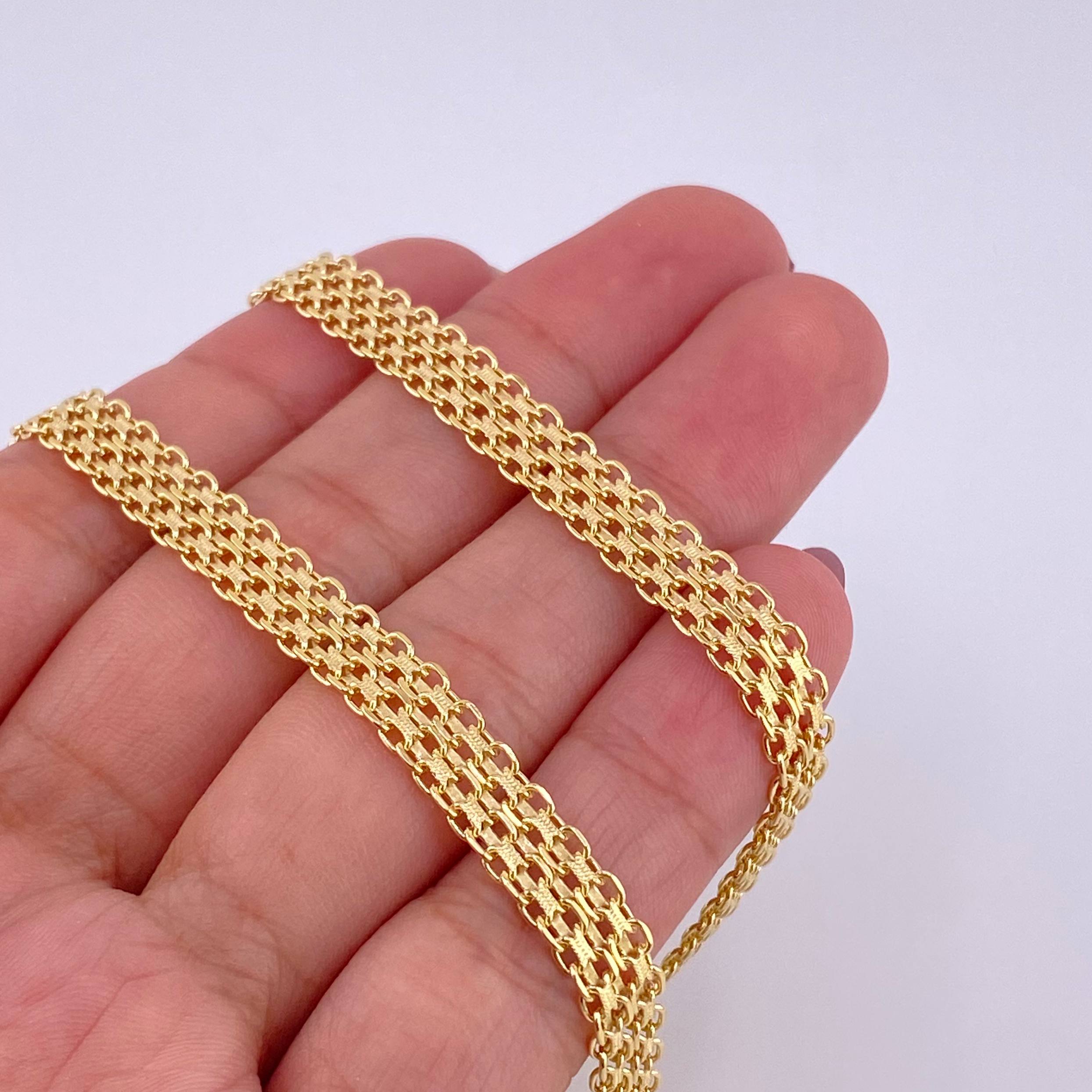 Bismark Chain 24.05g / 24 in / 6.3mm Yellow Gold 18K