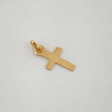 Pendant Cross 0.3g / 3/4 in / Yellow Gold 18K %