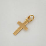Pendant Cross 0.3g / 3/4 in / Yellow Gold 18K %