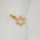 Dije Estrella de David 0.2gr / 1/2 in / Oro Amarillo 18K %