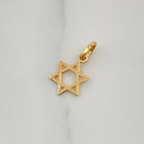 Dije Estrella de David 0.2gr / 1/2 in / Oro Amarillo 18K %