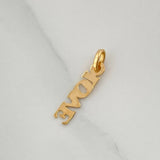 Pendant Love 0.25gr / 3/4 in / Yellow Gold 18K %