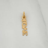 Pendant Love 0.25gr / 3/4 in / Yellow Gold 18K %