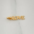 Pendant Love 0.25gr / 3/4 in / Yellow Gold 18K %