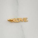 Pendant Love 0.25gr / 3/4 in / Yellow Gold 18K %
