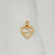 Dije Silueta Corazón 0.25gr / 1/2 in / Oro Amarillo 18K %