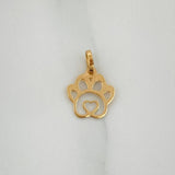 Dije Silueta Huella 0.3gr / 1/2 in / Oro Amarillo 18K %