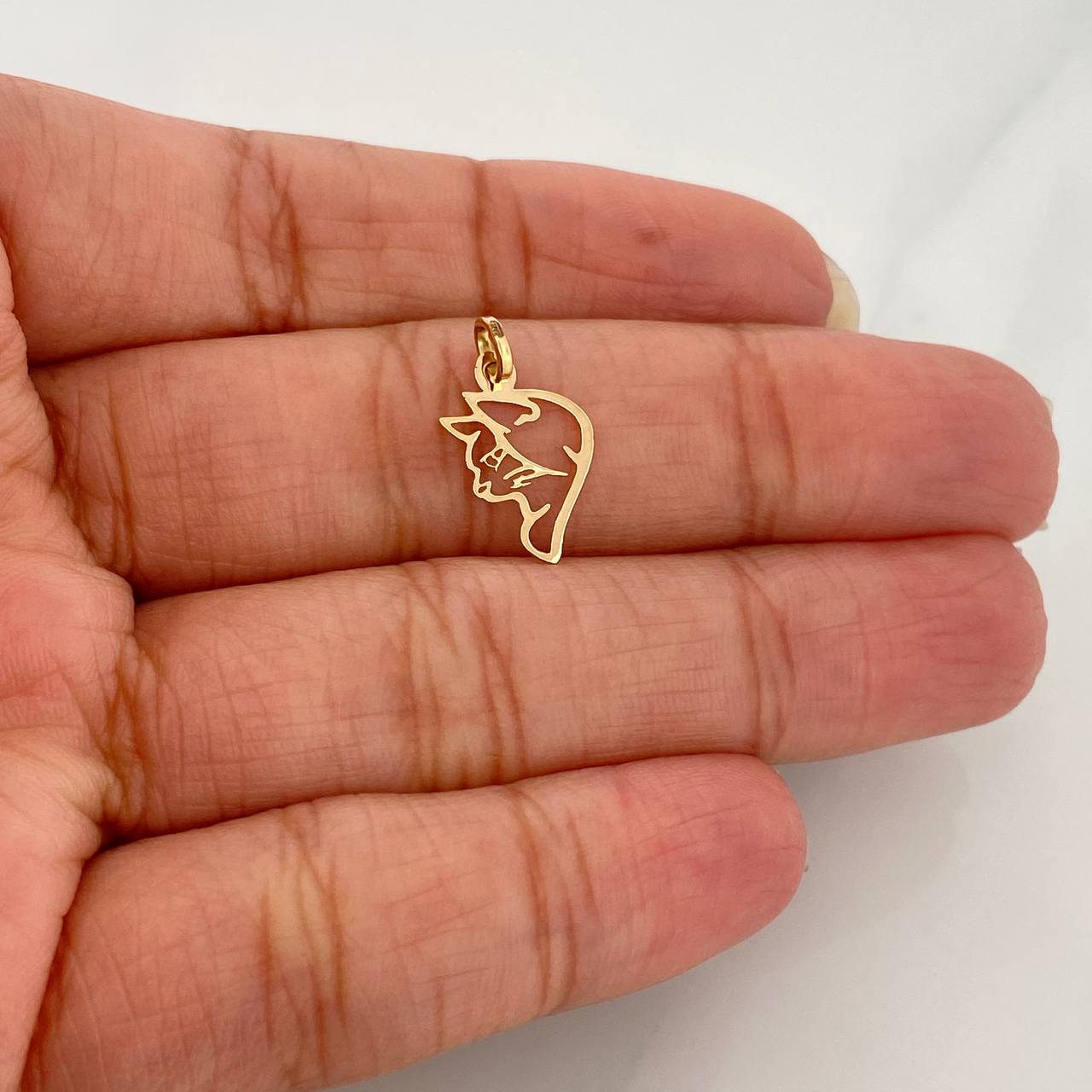 Dije Silueta Gato 0.25gr / 3/4 in / Oro Amarillo 18K %