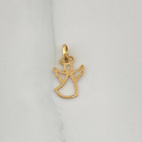 Dije Silueta Ángel 0.25gr / 1/2 in / Oro Amarillo 18K %