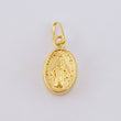 Pendant Miraculous Virgin 0.35g / 3/4 in / Yellow Gold 18K ©