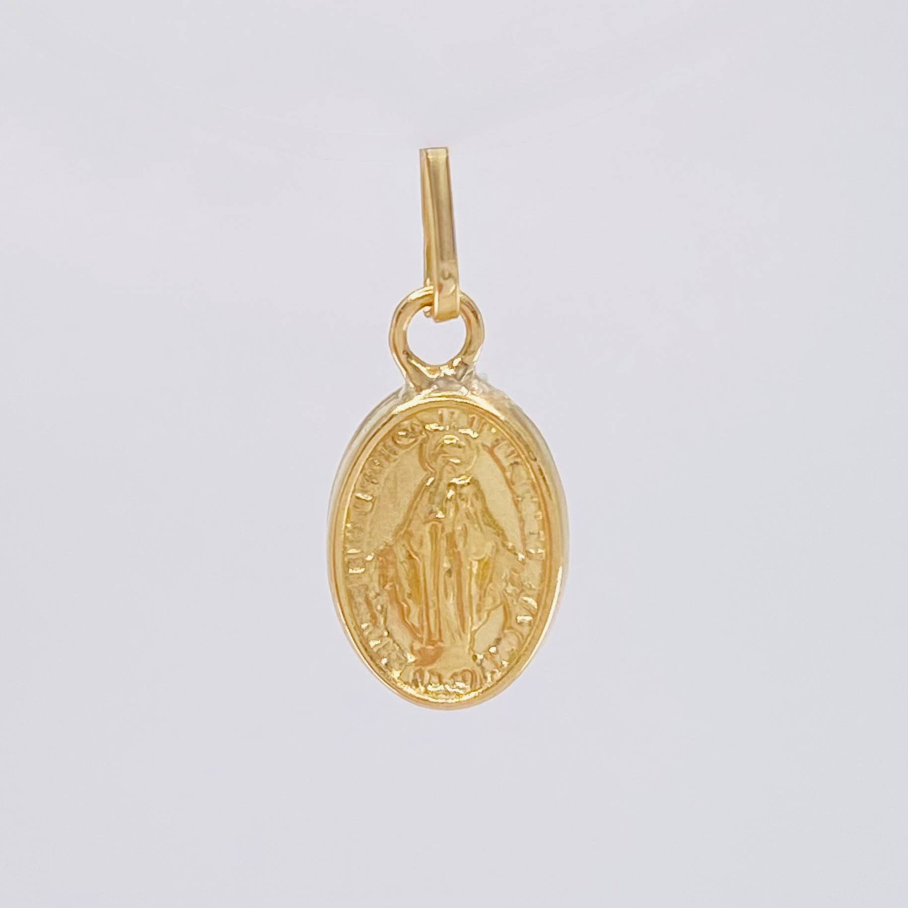 Dije Virgen Milagrosa 0.45gr / 3/4 in / Oro Amarillo 18K ©