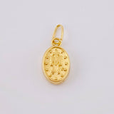 Dije Virgen Milagrosa 0.45gr / 3/4 in / Oro Amarillo 18K ©