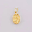 Dije Virgen Milagrosa 0.5 g / 3/4 in Oro Amarillo 18K