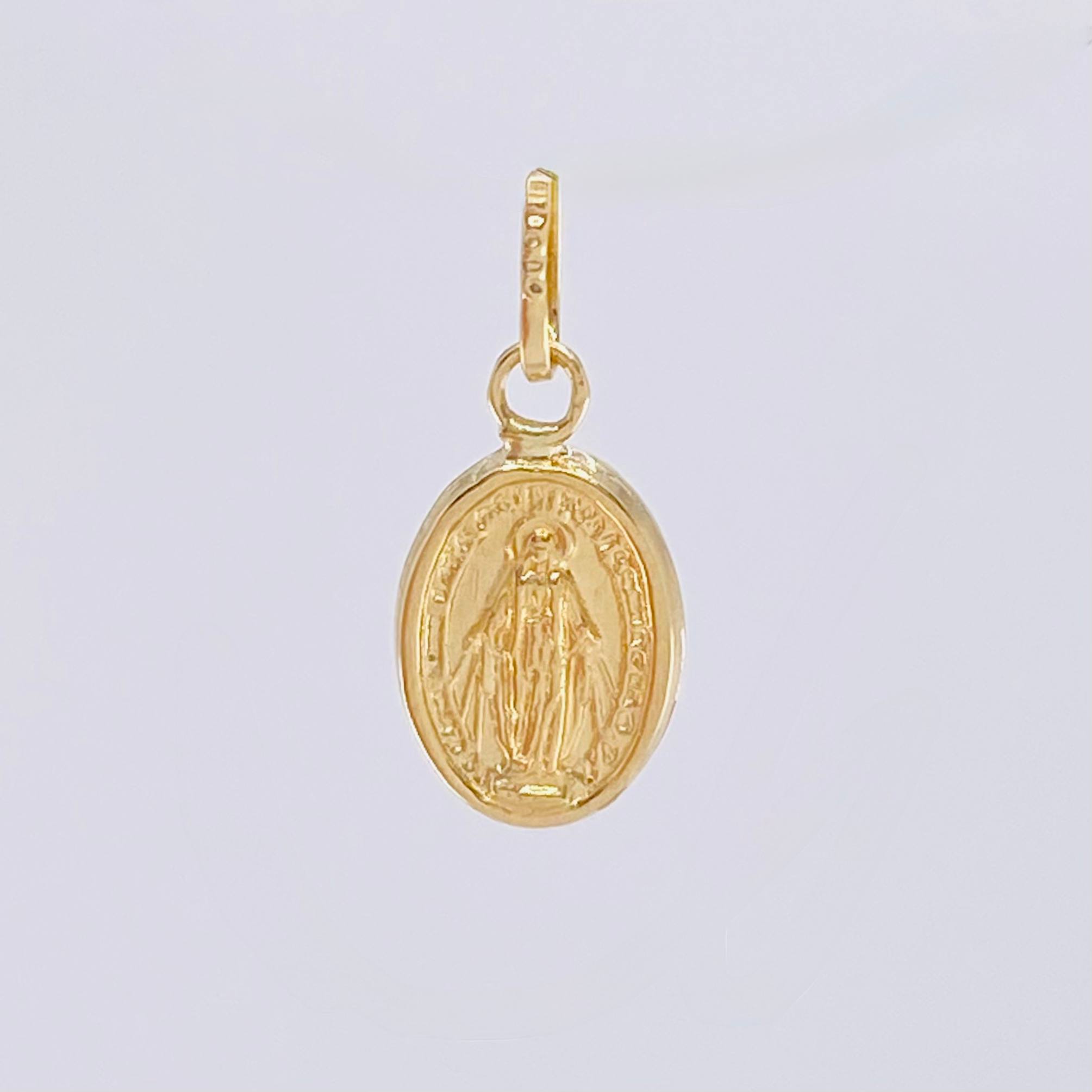 Dije Virgen Milagrosa 0.45gr / 3/4 in / Oro Amarillo 18K ©