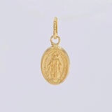 Dije Virgen Milagrosa 0.5 g / 3/4 in Oro Amarillo 18K