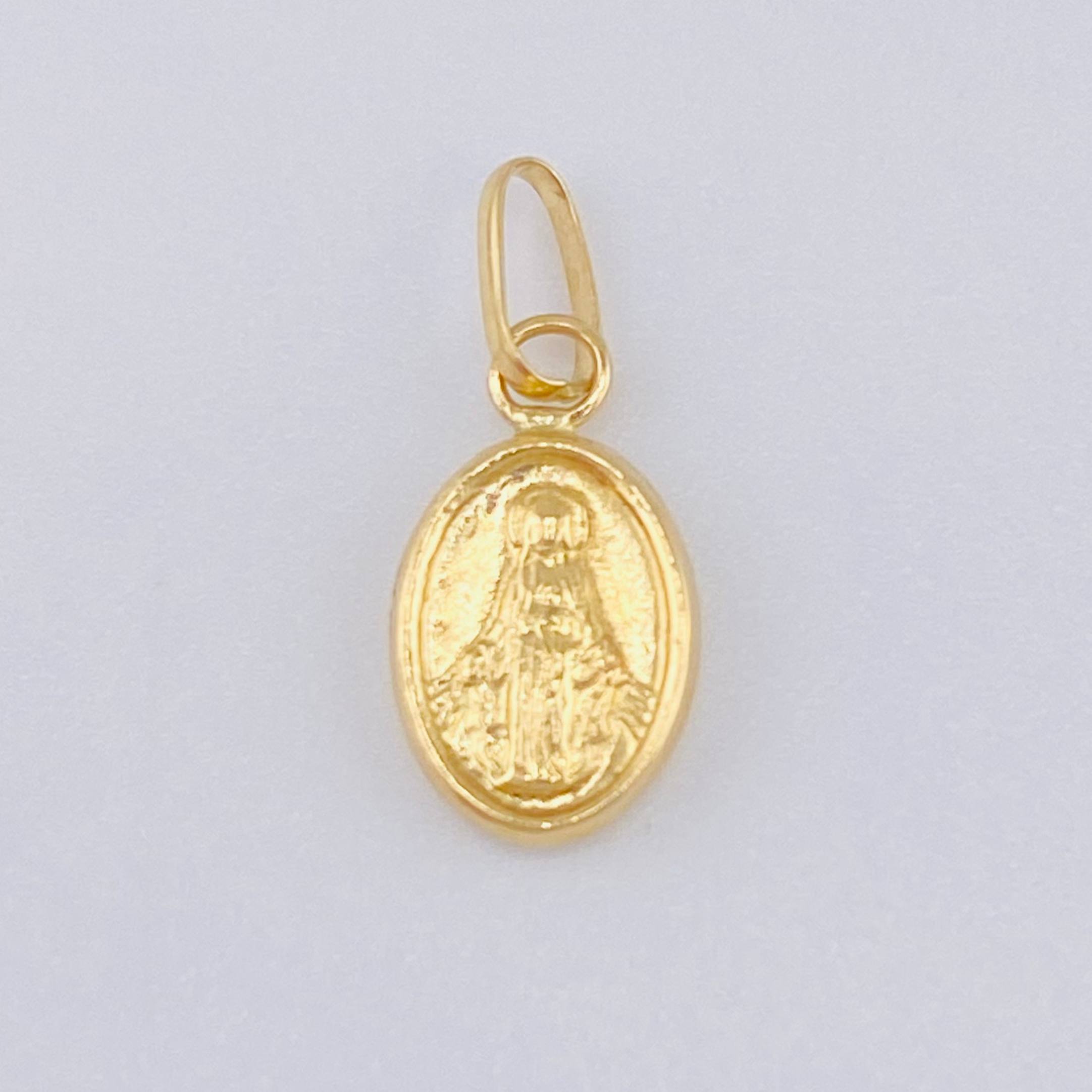 Dije Virgen Milagrosa 0.25gr / 3/4 in / Oro Amarillo 18K ©