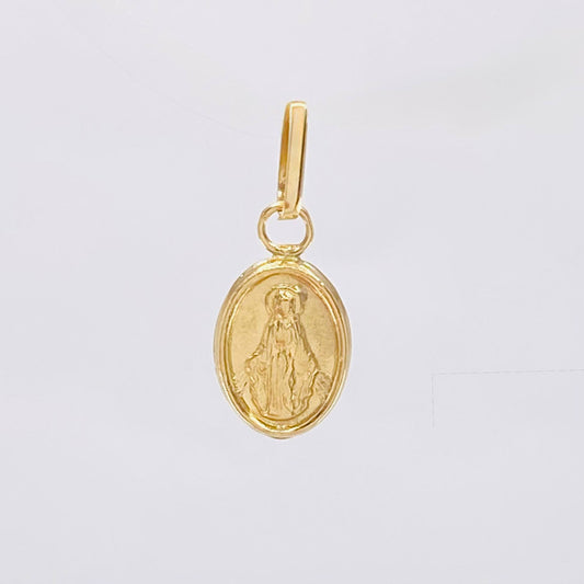 Dije Virgen Milagrosa 0.3gr / 3/4 in / Oro Amarillo 18K ©