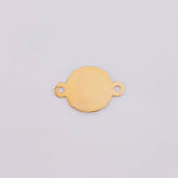 Charm Circle 0.55gr / 3/4 in / Yellow Gold 18K *
