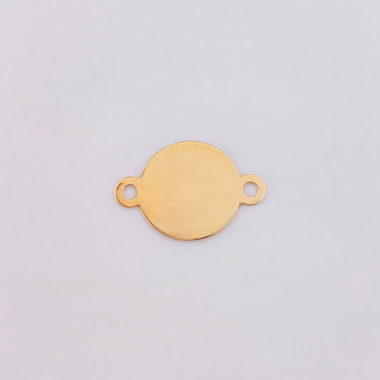 Charm Circle 0.5gr / 3/4 in / Yellow Gold 18K *