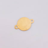 Charm Circle 0.55gr / 3/4 in / Yellow Gold 18K *