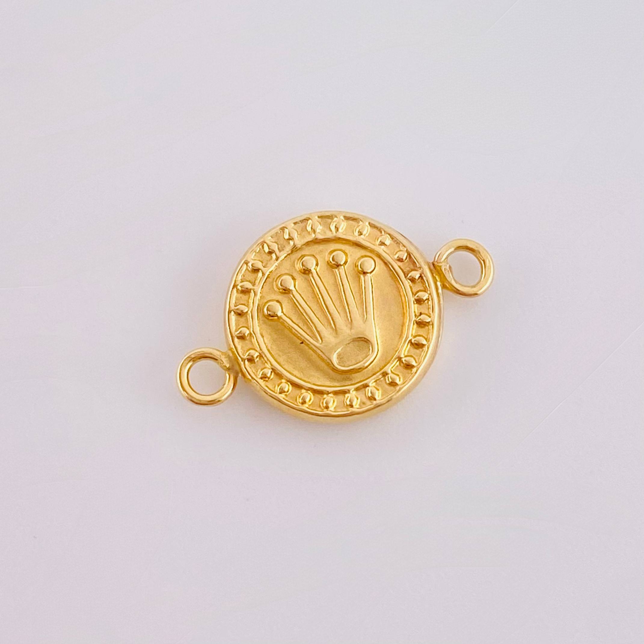 Herraje Corona 0.55gr / 1/2 in / Oro Amarillo 18K ©