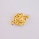 Herraje Corona 0.55gr / 1/2 in / Oro Amarillo 18K ©
