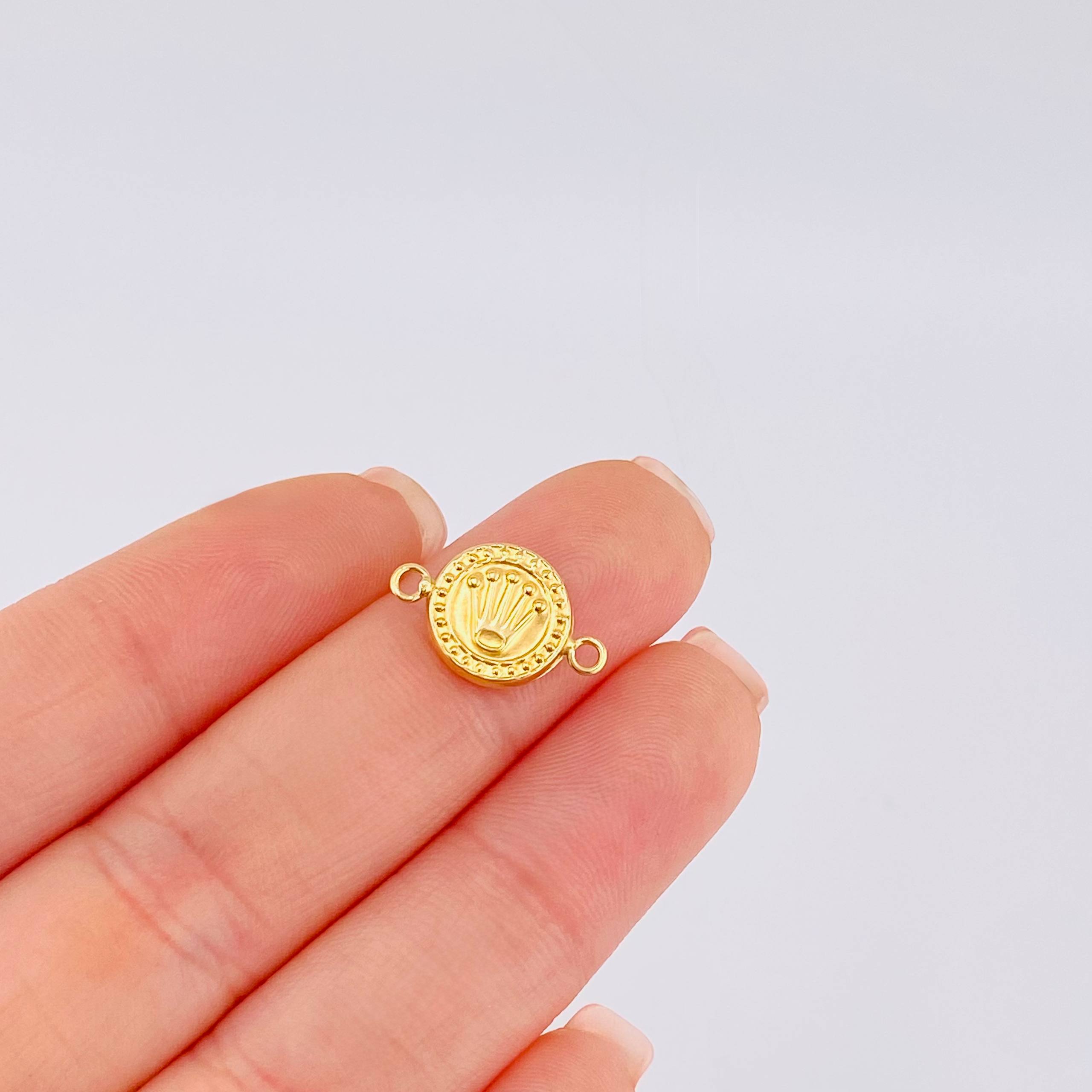 Herraje Corona 0.55gr / 1/2 in / Oro Amarillo 18K ©