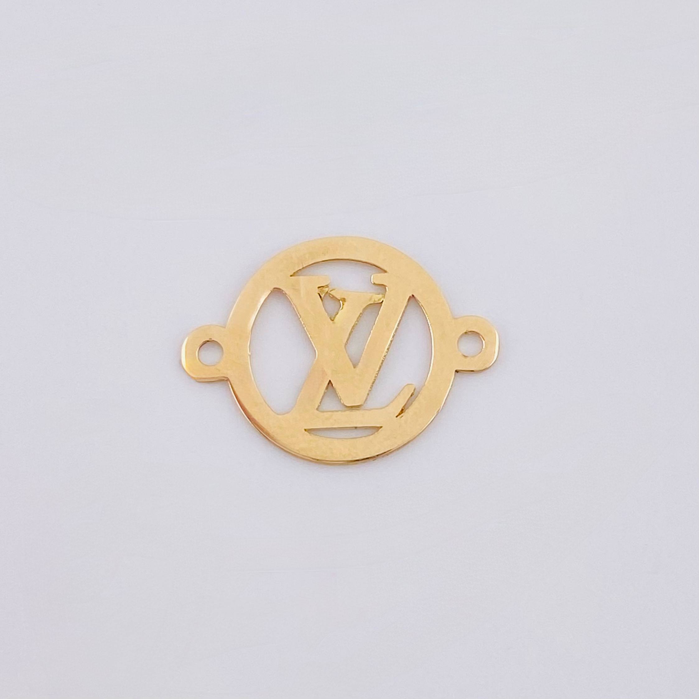 Charm Circle Letter 0.45gr / 1/2 in / Yellow Gold 18K *