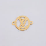 Charm Circle Letter 0.45gr / 1/2 in / Yellow Gold 18K *