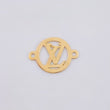 Charm Circle Letter 0.4 g / 3/4 in Yellow Gold 18K