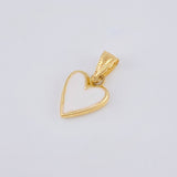 Dije Corazon Puro 0.65gr / 3/4 in / Oro Amarillo 18K ©