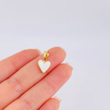 Dije Corazon Puro 0.65gr / 3/4 in / Oro Amarillo 18K ©