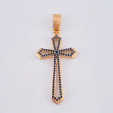 Dije Cruz Romana 10.2gr / 2 1/4 in / Oro Rosa 18K ©