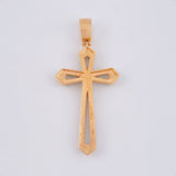 Dije Cruz Romana 10.2gr / 2 1/4 in / Oro Rosa 18K ©