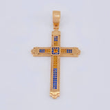 Dije Cruz Rumanic 8.25gr / 2 1/4 in / Oro Rosa 18K ©