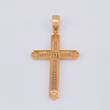 Dije Cruz Rumanic 8.25gr / 2 1/4 in / Oro Rosa 18K ©