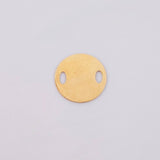 Charm Circle 0.5gr / 1/2 in / Yellow Gold 18K *